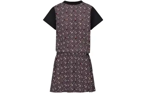 LOUIS VUITTON Short Sleeved Dress Women's Umber