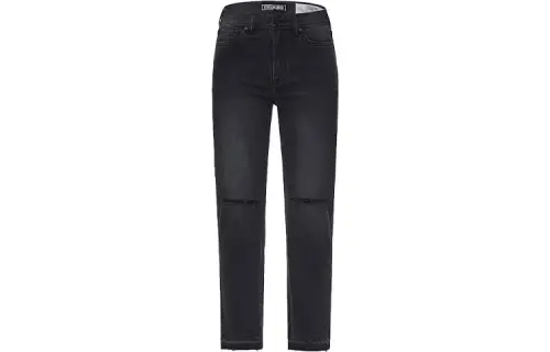 EVISU Jeans Women's Black Moderate Straight Fit Pants