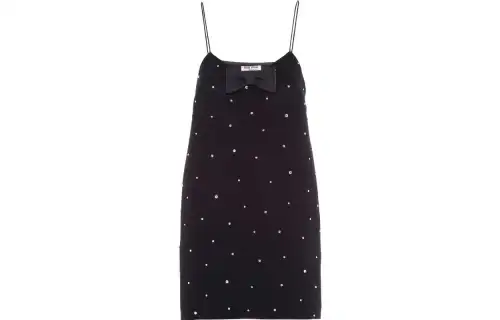 MIU MIU Sleeveless Dress Women's Black
