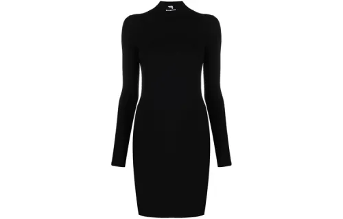Balenciaga Open Back Dress 'Black'