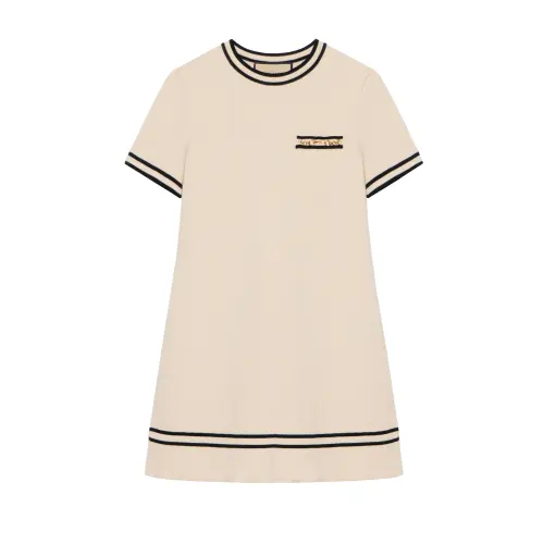 【Previous Season】Horsebit short-sleeve knitted dress