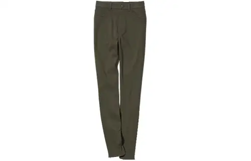 UNIQLO Casual Pants Women's Dark Olive Moderate Straight Fit Pants