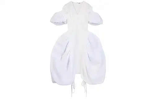 LOEWE Short Sleeved Dress Women's White