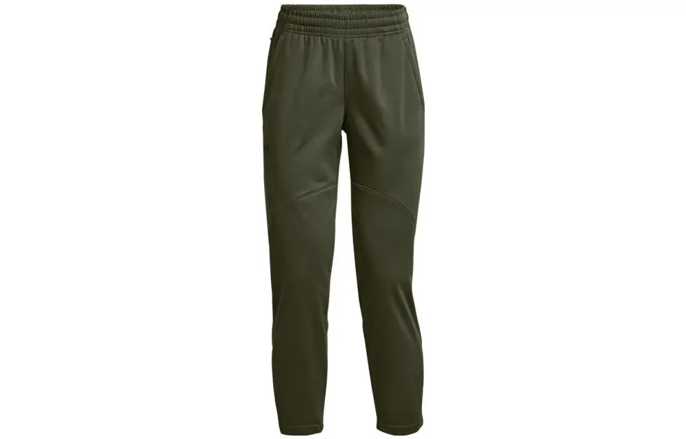 Under Armour Unstoppable Knitted Sweatpants Women's Green Moderate Straight Fit Pants
