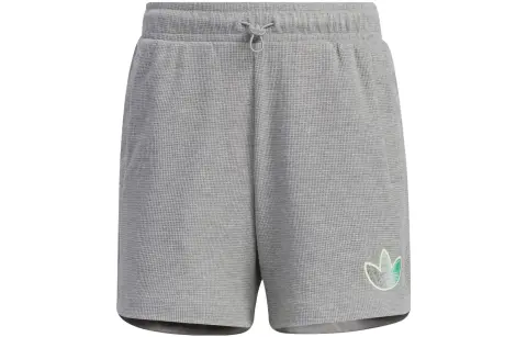 Adidas Originals Casual Shorts Women's Basic Heather Gray Moderate