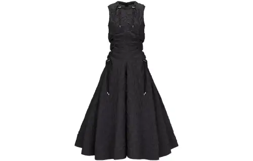 DIOR Sleeveless Dress Women's Black