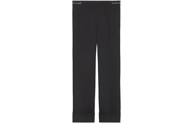 GUCCI Slim Horsebit Detail Tailored Pants