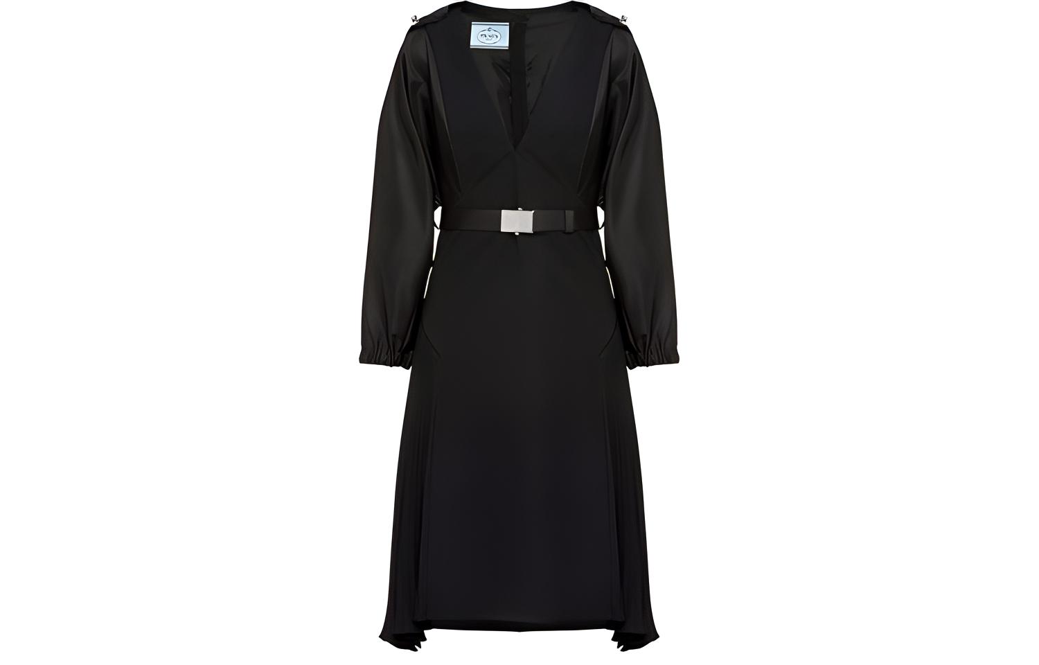 Женское платье Prada Sablé (черное)
