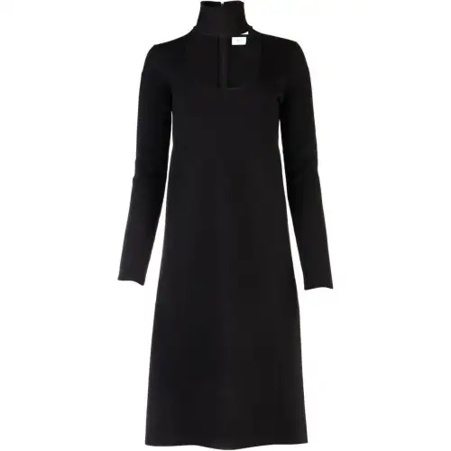 Bottega Veneta Cut Out Long Sleeved Midi Dress