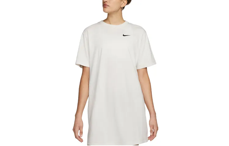 Nike Short Sleeved Dress Women's Phantom Gray White