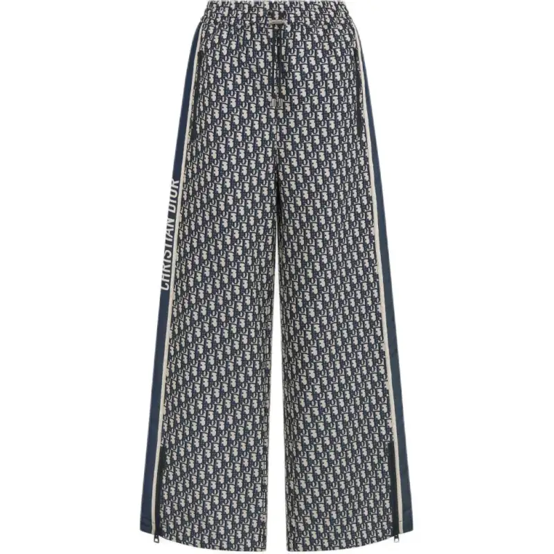 DIOR Casual Pants Women's Blue Moderate Flared Pants