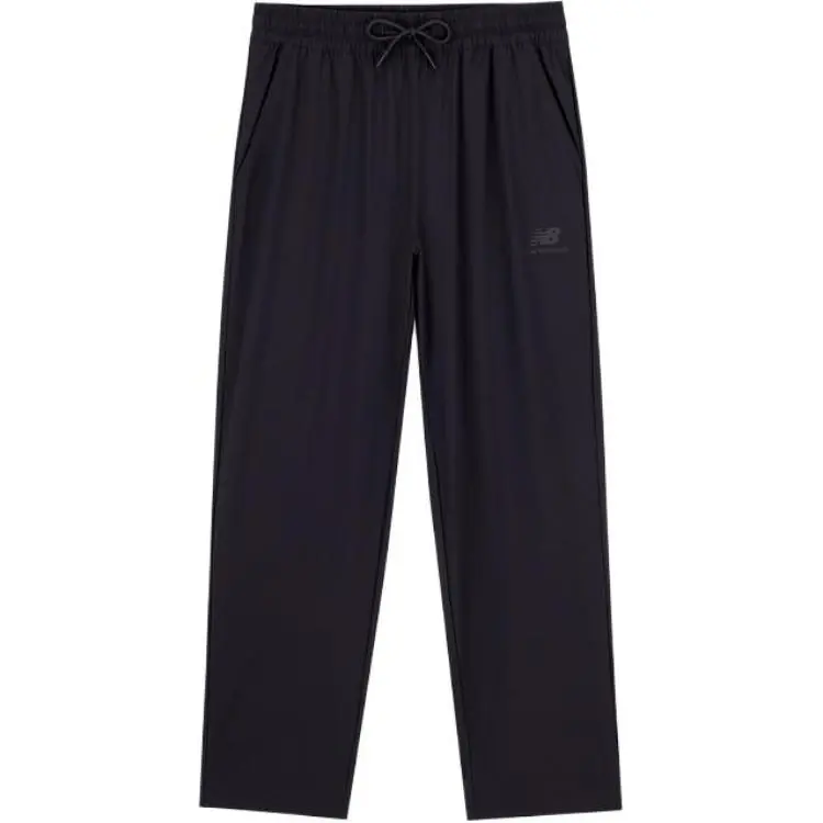 New Balance Knitted Sweatpants Women's Black Moderate Straight Fit Pants