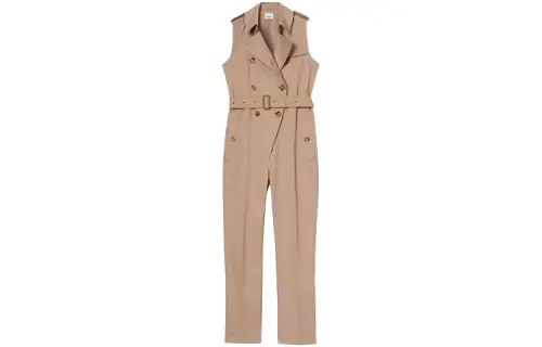 Burberry Jumpsuits Women's Light Umber Moderate Jumpsuit