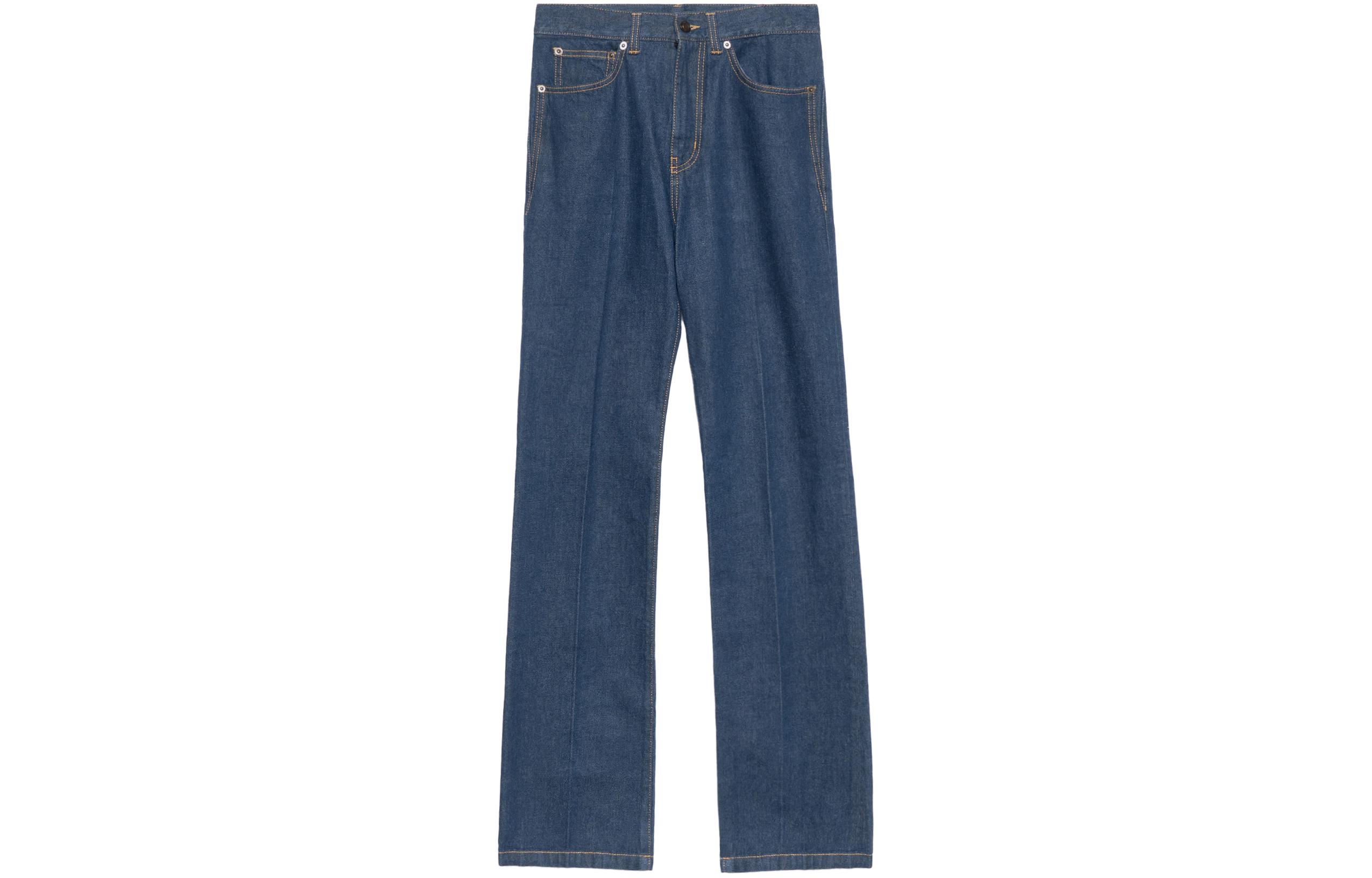 Женские джинсы SAINT LAURENT (синие)
