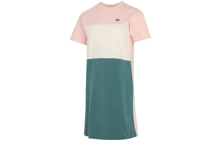 PUMA Short Sleeved Dress Women's Light Pink