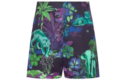 Christian DIOR Jungle Printed Tailored Shorts