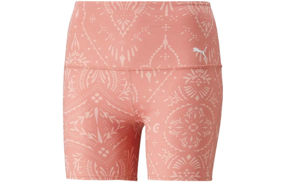 PUMA Studio Yoga Series Casual Shorts Women's Rose Pink Moderate