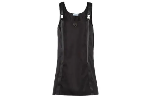 PRADA SS21 Sleeveless Dress Women's Black