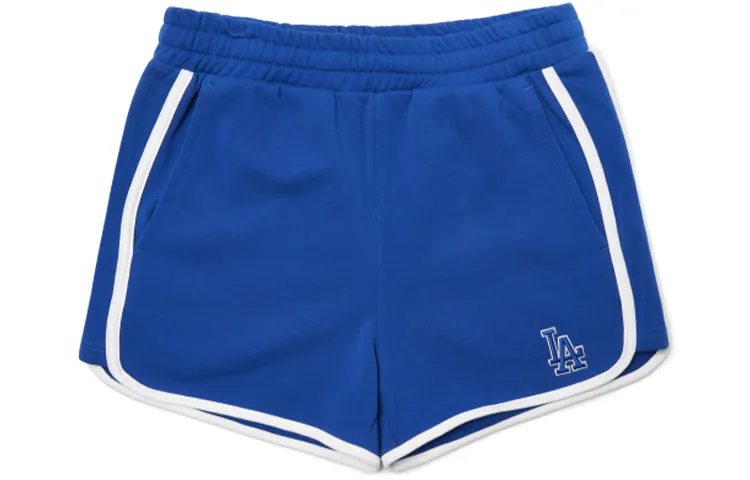MLB Basic Logo Casual Shorts Women's Blue Moderate