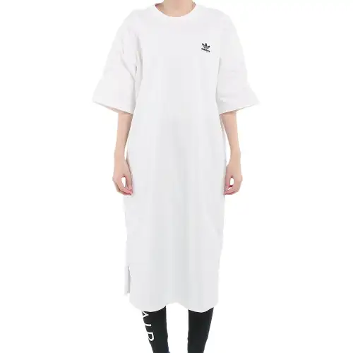 Adidas Originals Short Sleeved Dress Women's White