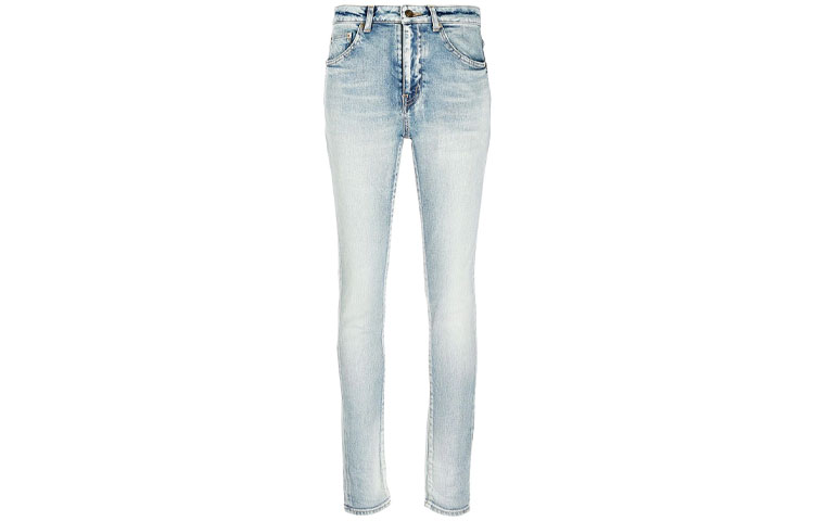 Женские джинсы SAINT LAURENT (синие)