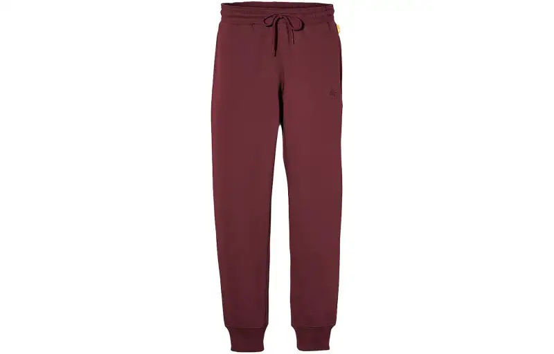 Timberland Knitted Sweatpants Women's Dark Red Moderate Cuffed Pants
