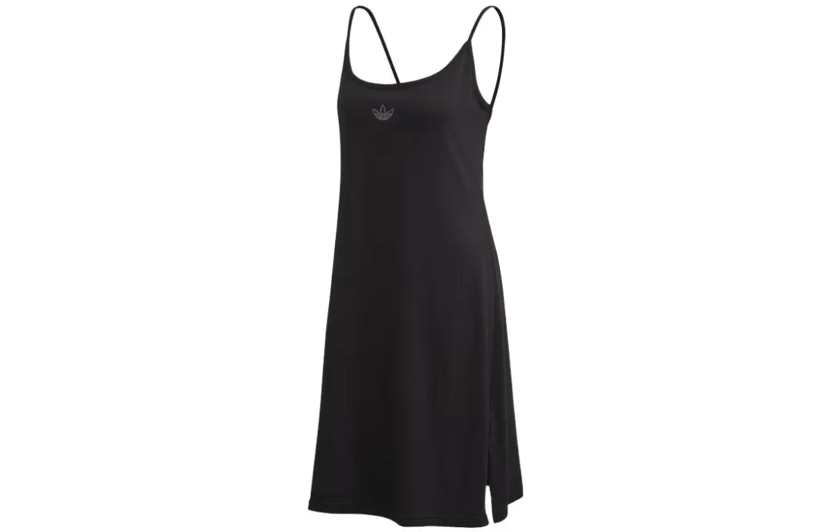 Adidas Originals S ROCK Slip Dresses Women's Moderate Mid-Length A-line Skirt