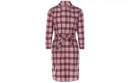 Burberry Long Sleeved Dress Women's Pink