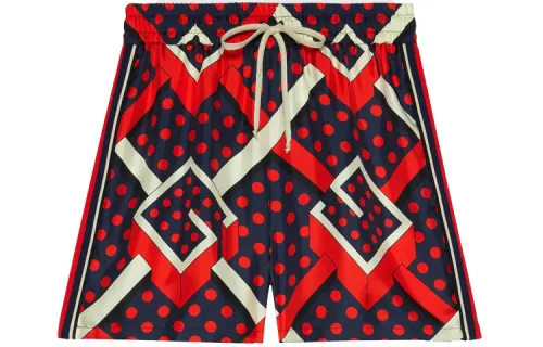 【Previous Season】G dot labyrinth-print shorts