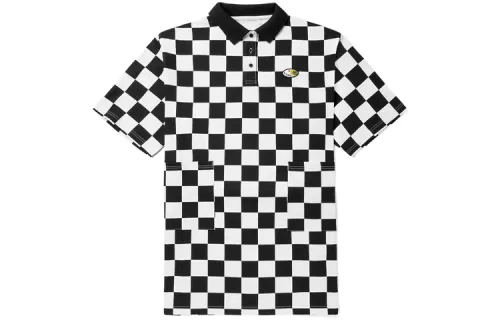 Vans Long Sleeved Dresses Women's Black Polo Collar Moderate Mid Length