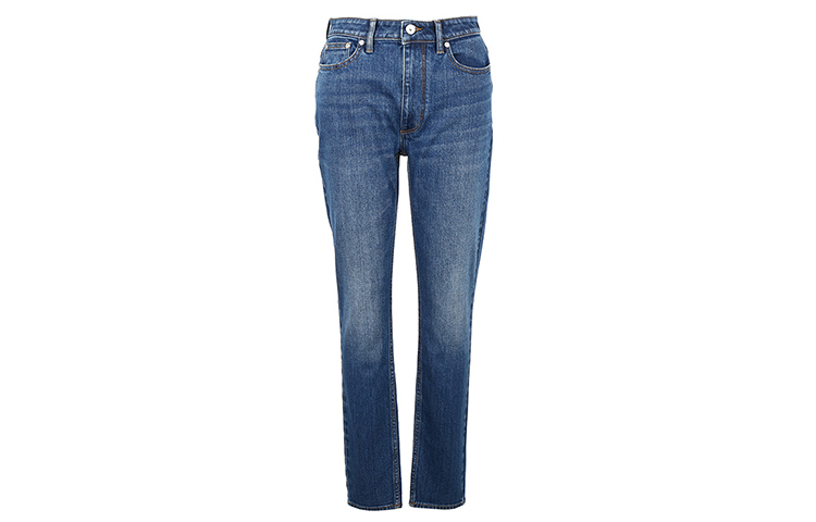 Burberry Jeans Women's Blue Moderate Straight Fit Pants