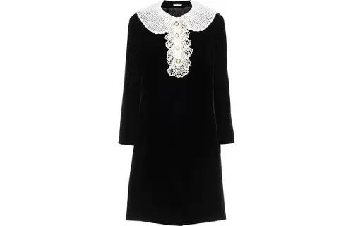MIU MIU FW21 Long Sleeved Dress Women's Black