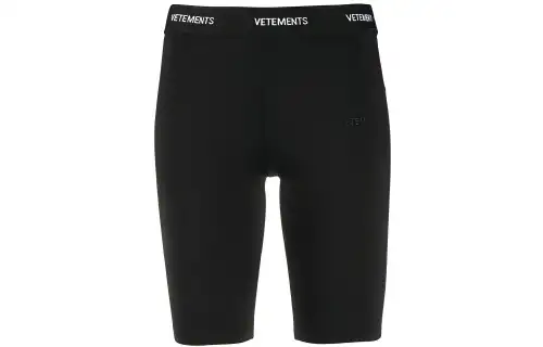 Vetements Casual Shorts Women's Black Moderate