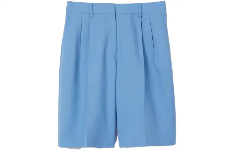 Burberry Casual Shorts Women's Blue Moderate
