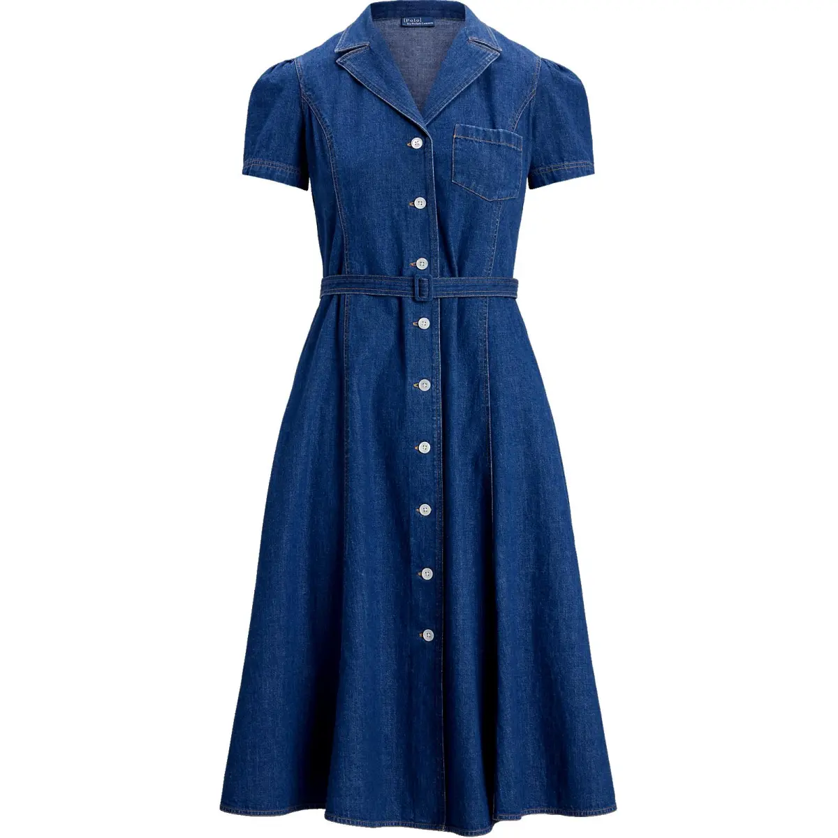 Polo Ralph Lauren Short Sleeved Dress Women's Indigo