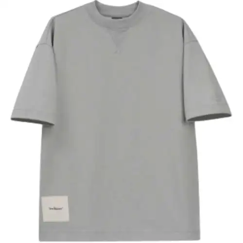 New Balance NB Grey SS25 T Shirt Unisex Gray