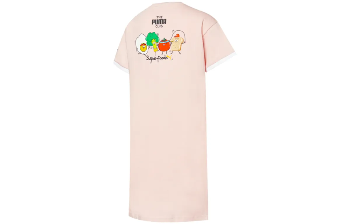 PUMA Short Sleeved Dress Women's Pink