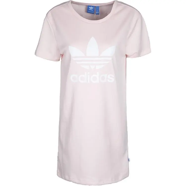 Adidas Originals Short Sleeved Dress Women's Pink