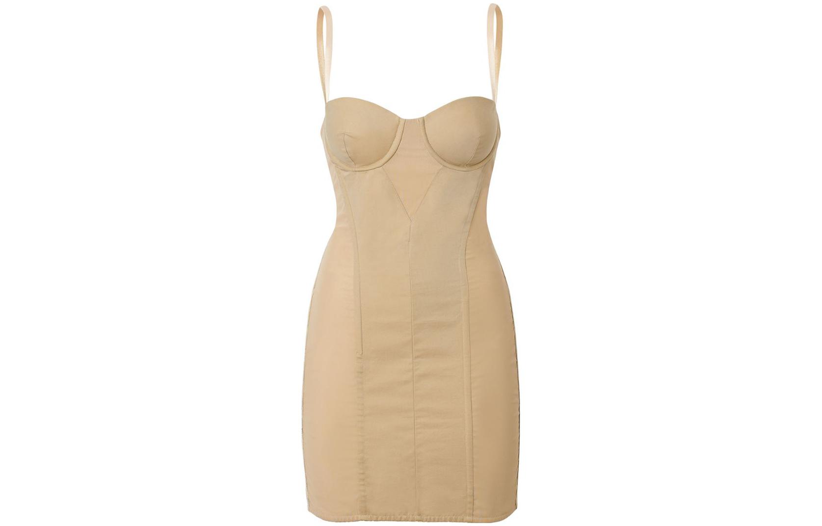 Burberry Slip Dresses Women's Yellow Moderate Short