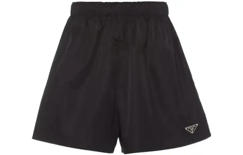 Re-Nylon triangle-logo shorts