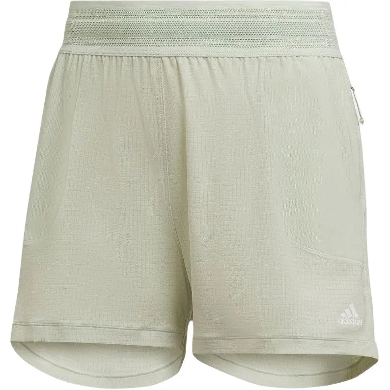 Adidas Casual Shorts Women's Linen Green Moderate
