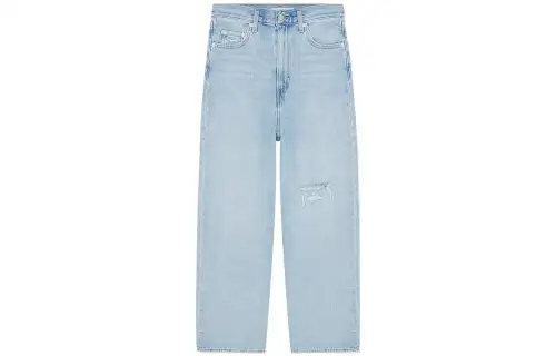 Levis Jeans Women's Blue Moderate Straight Fit Pants