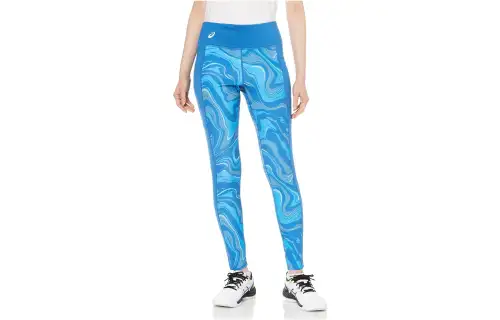 ASICS Dry Graphic Leggings Women's Blue
