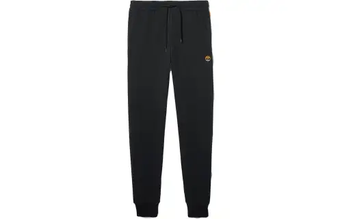 Timberland Knitted Sweatpants Women's Black Moderate Cuffed Pants