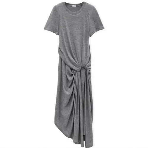 LOEWE Draped Dress 'Anthracite'