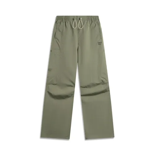 Li Ning Sports Life Collection Casual Pants Women's Green