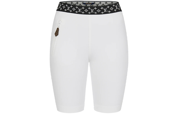 LOUIS VUITTON New Quarterly Products Of LV Casual Shorts Women's White Moderate