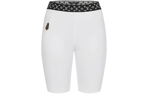 LOUIS VUITTON New Quarterly Products Of LV Casual Shorts Women's White Moderate
