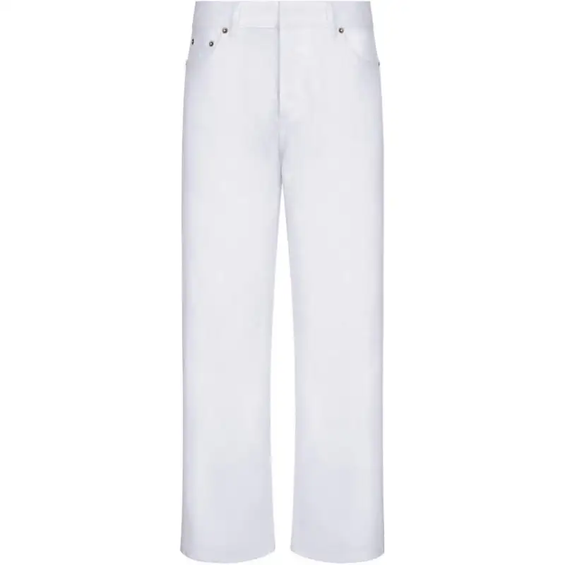 Christian DIOR Button Detailed Straight Leg Trousers