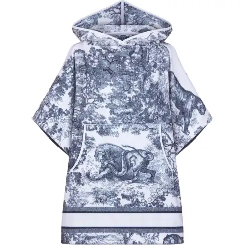 DIOR Dioriviera FW25 Cloak Women's Blue White
